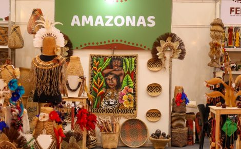 Artesanato amazonense em destaque nas feiras. (Foto: Jamille Silva / Setemp)