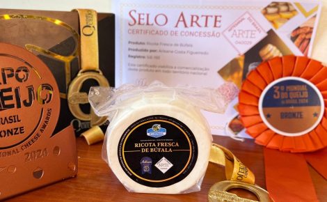 Queijos de Autazes com Selo Arte são comercializados no Sepror. (Foto: Divulgação)