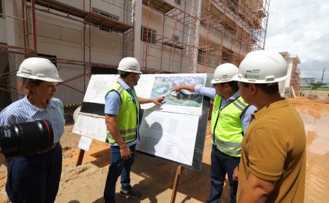Apartamentos populares estão em fase final de obras. (Foto: Alex Pazuello / Secom)