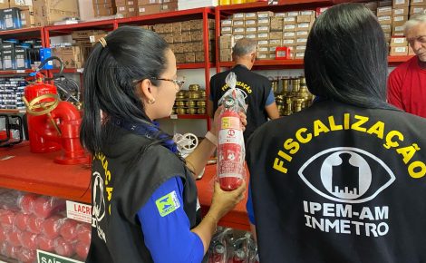 Mais de 373 itens irregulares apreendidos pelo Ipem-AM. (Foto: Alexandre Vieira / Ipem-AM)