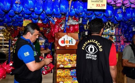 A operação Páscoa vai garantir que consumidores paguem por produtos justos. (Foto: Alexandre Vieira / Ipem-AM)