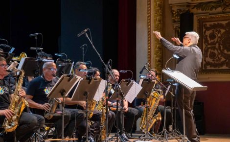 Amazonas Band apresenta o espetáculo Mainstream Jazz no Teatro Amazonas. (Foto: Divulgação/Aguilar Abecassis)