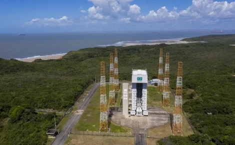 Atividade espacial no Brasil. Base de Alcântara no litoral do Maranhão (Foto: Warley de Andrade/TV Brasil)