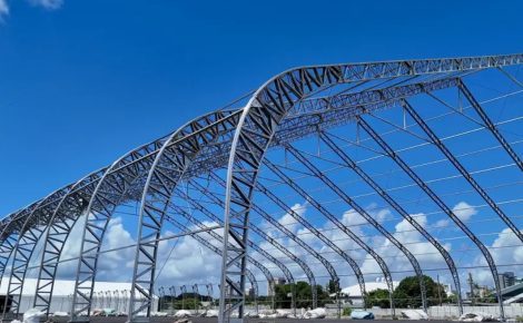 Blue Zone, centro de negociações e dabates sobre mudanças climáticas da COP 30. (Foto: Edivaldo Sodré / Agência Pará)