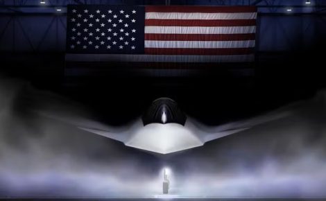 Novo caça F-47 — Foto: US Air Force