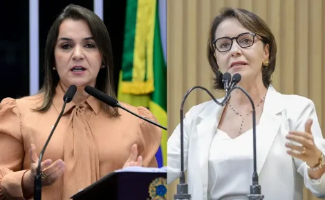 Emília Corrêa (Aracaju-SE) e Adriane Lopes (Campo Grande-MS) venceram disputa neste domingo
(Foto: Pedro França/Agência Senado e Gilton Rosas/Divulgação)