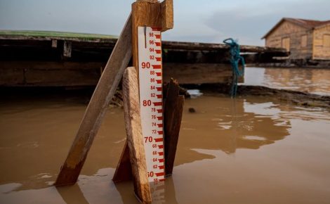 Os dados são do Serviço Geológico do Brasil (SGB), que precisou trocar a régua de medição no local (Foto: Divulgação)