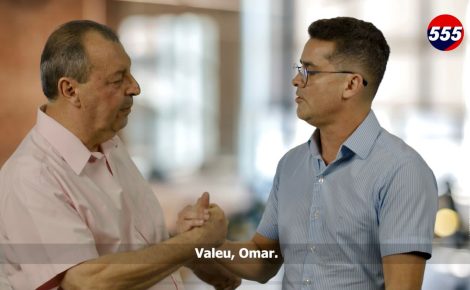 Senador Omar Aziz e prefeito David Almeida