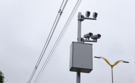 Radar instalado na Avenida do Turismo, em Manaus (Foto: Divulgação/IMMU)