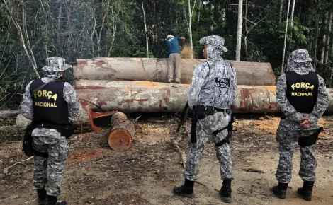Apoio ao Ibama e ao ICMBio na região foi estendido por 180 dias. Foto: Mário Vilela - Funai