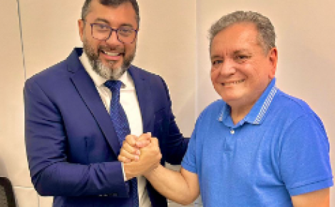 Governador Wilson Lima e Wanderlan Sampaio (Foto: Reprodução/Redes Sociais)