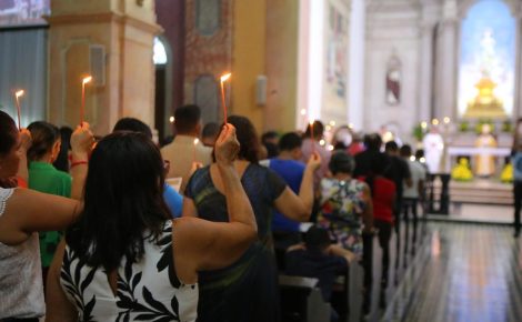 Arcebispo de Manaus, dom Leonardo Steiner, observa aumento de batismos de adultos na capital amazonense. (Foto: Junio Matos)