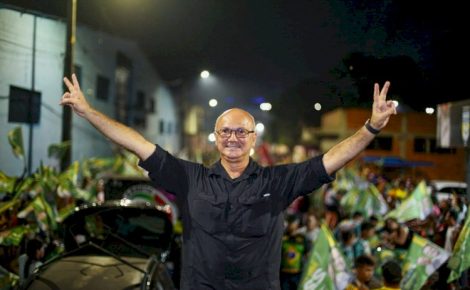 Coronel Menezes em evento de campanha em 2022 (divulgação)