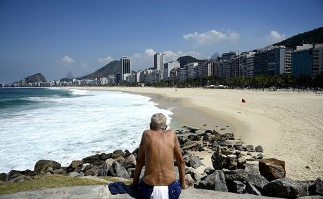 Praia do Leme e Copacabana (Foto: Tânia Rêgo/ Agência Brasil)