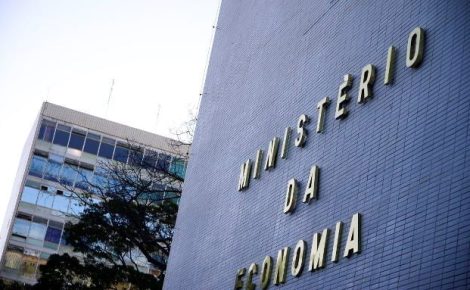 Fachada do Ministério da economia na Esplanada dos Ministérios