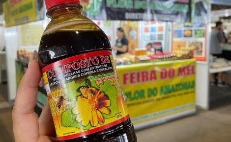 Feira do Mel - Flor do Amazonas de Manaus recebeu honraria máxima em congresso de apicultura e meliponicultura em Brasília. (Foto: Divulgação/Sepror)