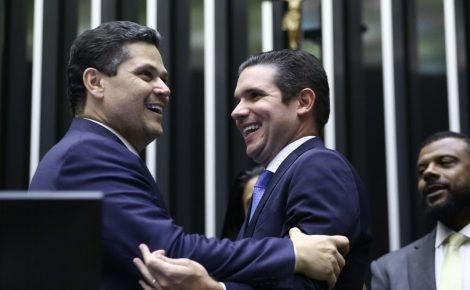 Davi Alcolumbre e Hugo Motta  (Foto: Vinicius Loures/Câmara dos Deputados)