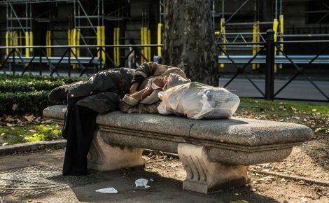 população morador de rua
