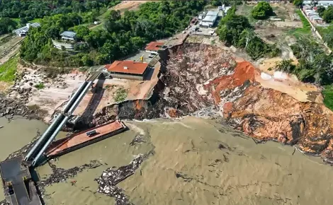 Porto da Terra Preta, em Manacapuru, no Amazonas
