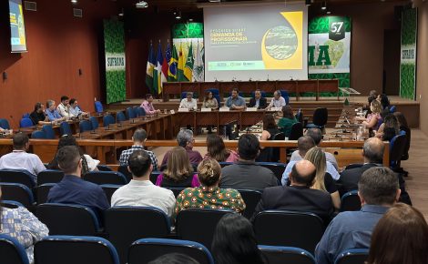 Apresentação dos dados da pesquisa Demandas de Profissionais para o Polo Industrial de Manaus. (Divulgação/Suframa)
