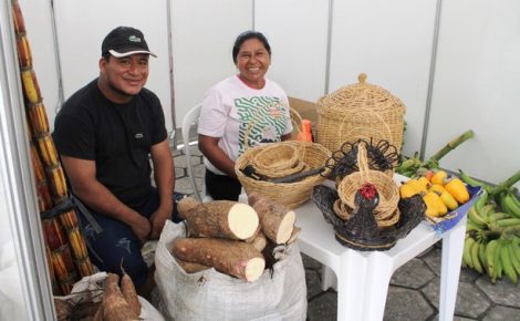 Produtores rurais comercializam seus produtos na Feira do DAS