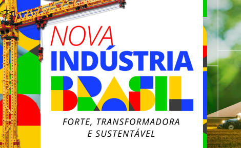 Logomarca do programa Nova Indústria Brasil