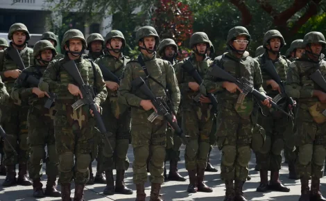Militares do Exército brasileiro deslocados para a fronteira com Venezuela e Guiana