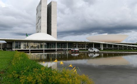 Vista lateral do Congresso Nacional