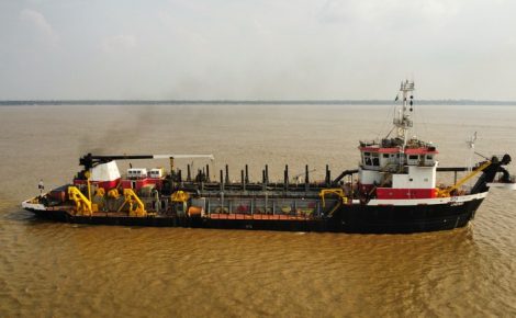 Navio-draga Hopper Lindway