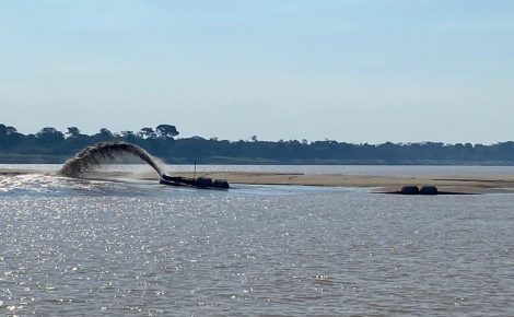 Dragagem do rio Amazonas