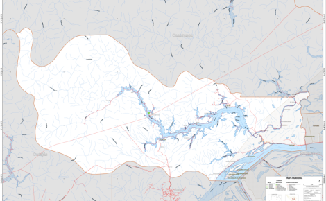 Mapa oficial de Anamã, um dos menores municípios do Amazonas