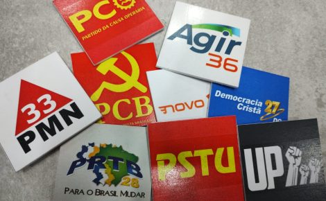Imagem das logomarcas de partidos brasileiros