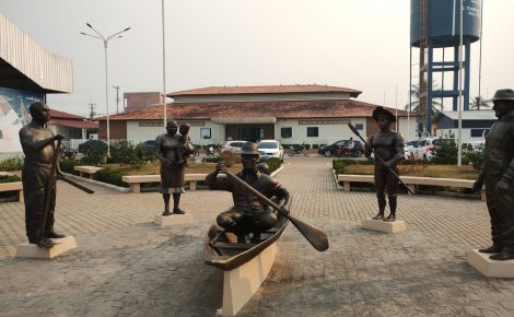 Sede da prefeitura de Manaquiri, município da Região Metropolitana de Manaus