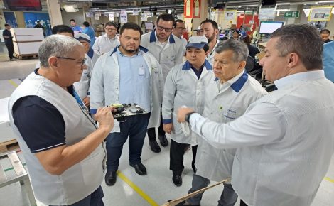Diretores da TPV do Brasil recebem o superintendente da Suframa, Bosco Saraiva