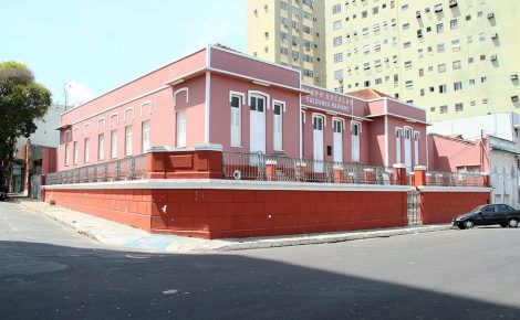 Escola Estadual Saldanha Marinho, Centro de Manaus. (Foto: reprodução)