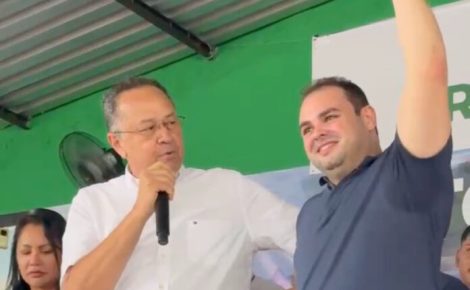 Silas Câmara e Roberto Cidade em Borba. Foto: Redes Sociais
